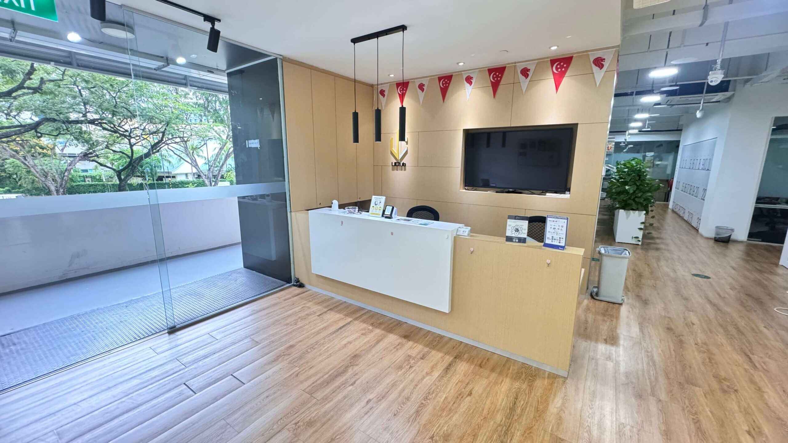 reception area launchpad